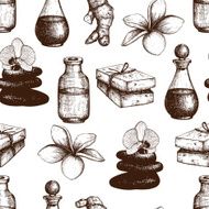 Vintage spa background
