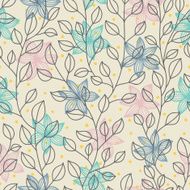 floral seamless pattern N537