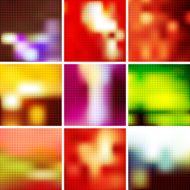 Abstract lights background set EPS10