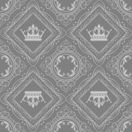 grey background damask N14