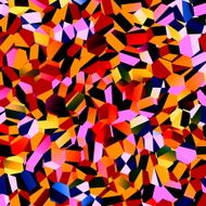 Colorful Chaotic Polygons Mosaic Abstract Geometric Background Design Geometry Graphic