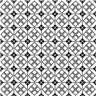 Geometric monochrome seamless pattern N2