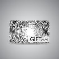 Abstract Beautiful Gift Card Design Vector Illustration N38