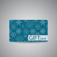 Abstract Beautiful Winter Christmas Gift Card Design Vector Ill N5