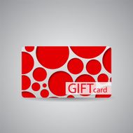 Abstract Beautiful Gift Card Design Vector Illustration N42
