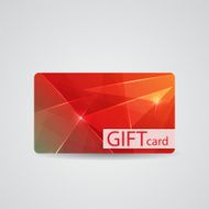 Abstract Beautiful Gift Card Design Vector Illustration N44