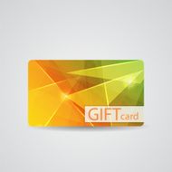 Abstract Beautiful Gift Card Design Vector Illustration N45