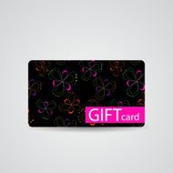 Abstract Beautiful Gift Card Design Vector Illustration N46