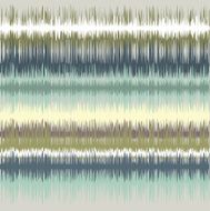 Abstract seamless pattern Wave shape diagram in green and blue