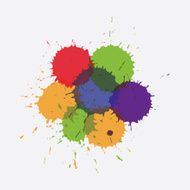 colorful splashe