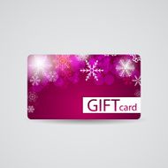 Abstract Beautiful Gift Card Design Vector Illustration N49