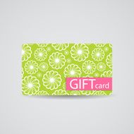 Abstract Beautiful Gift Card Design Vector Illustration N58