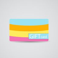 Abstract Beautiful Gift Card Design Vector Illustration N61