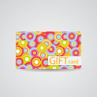 Abstract Beautiful Gift Card Design Vector Illustration N63