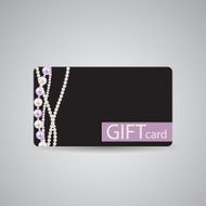 Abstract Beautiful Gift Card Design Vector Illustration N75