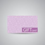 Abstract Beautiful Gift Card Design Vector Illustration N77