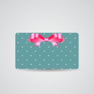 Abstract Beautiful Gift Card Design Vector Illustration N83