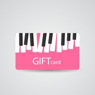 Abstract Beautiful Gift Card Design Vector Illustration N86