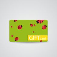 Abstract Beautiful Gift Card Design Vector Illustration N101