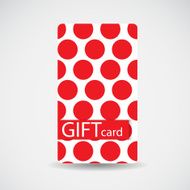 Abstract Beautiful Gift Card Design Vector Illustration N104