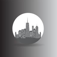 City Icon Vector Illustration N2
