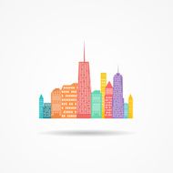 City Icon Vector Illustration N3