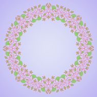 Vector art nouveau frame