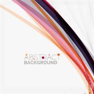 Purple and orange color lines on white N34