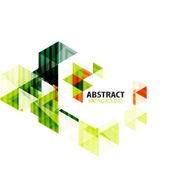 Geometric abstract polygonal background N38
