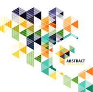 Geometric abstract polygonal background N39