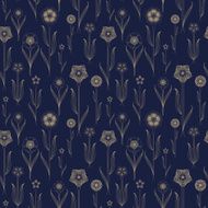 delicate seamless floral pattern background