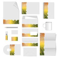 corporate identity stationery template design Documentation for business N8