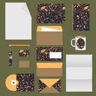 corporate identity stationery template design Documentation for business N9