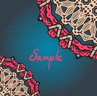 Frame for text in the Indian style N3