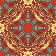 Patterned ethnic seamless
