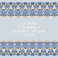 Mehndy flowers card N13