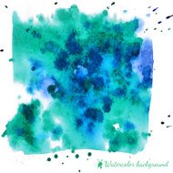 Abstract light blue watercolor background
