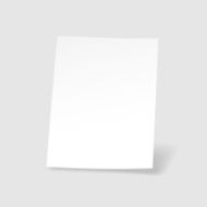 Blank paper sheet