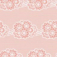 Lace seamless pattern with flowers N251