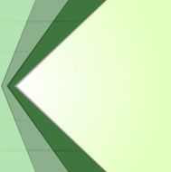Abstract green corporate tech art