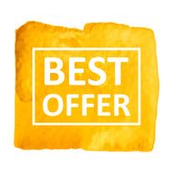 Vector watercolor N334