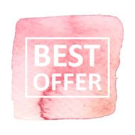 Vector watercolor N342