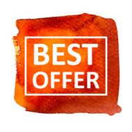 Vector watercolor N344