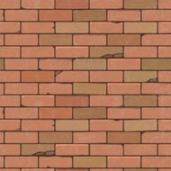 Seamless pattern of a red brick wall Vector illustration