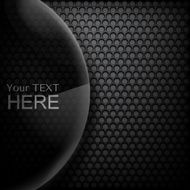 Metal Background and Glass