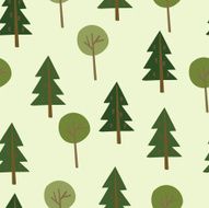 vector pattern with trees