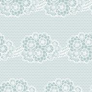 Lace seamless pattern with flowers N253