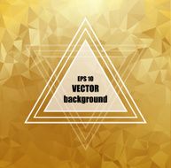 Gold crystal abstract pattern Business Design