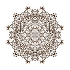 vintage circular pattern of indian N5