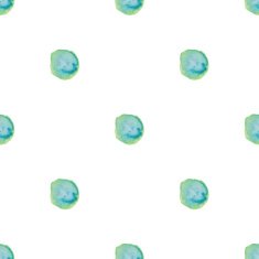 Watercolour polka dot seamless pattern N19